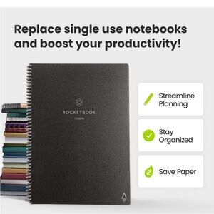 Rocketbook Fusion Smart Reusable Notebook